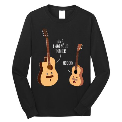 Uke I Am Your Father Ukulele Guitar Music Long Sleeve Shirt