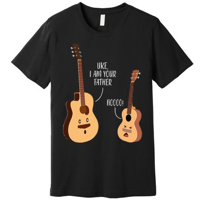 Uke I Am Your Father Ukulele Guitar Music Premium T-Shirt