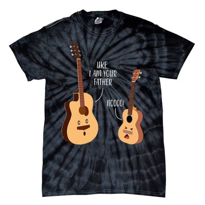 Uke I Am Your Father Ukulele Guitar Music Tie-Dye T-Shirt