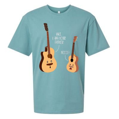 Uke I Am Your Father Ukulele Guitar Music Sueded Cloud Jersey T-Shirt