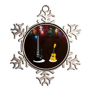 Uke I Am Your Father! Metallic Star Ornament