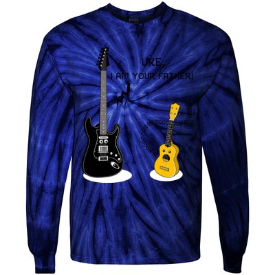 Uke I Am Your Father! Tie-Dye Long Sleeve Shirt