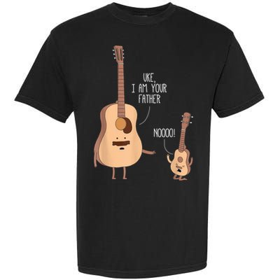 Uke I Am Your Father Guitar Ukulele Music Hilarious Gift Garment-Dyed Heavyweight T-Shirt