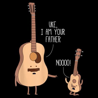 Uke I Am Your Father Guitar Ukulele Music Hilarious Gift T-Shirt
