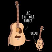 Uke I Am Your Father Guitar Ukulele Music Hilarious Gift City Backpack