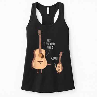 Uke I Am Your Father Guitar Ukulele Music Hilarious Gift Womens Tank Top