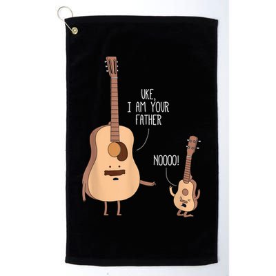 Uke I Am Your Father Guitar Ukulele Music Hilarious Gift Golf Towel