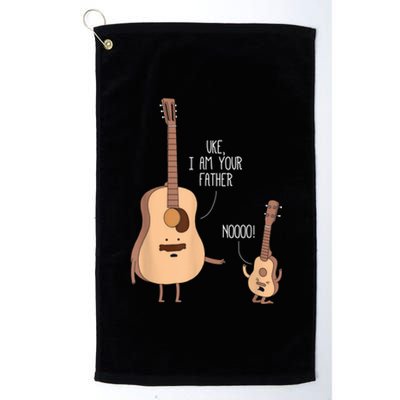 Uke I Am Your Father Guitar Ukulele Music Hilarious Gift Platinum Collection Golf Towel