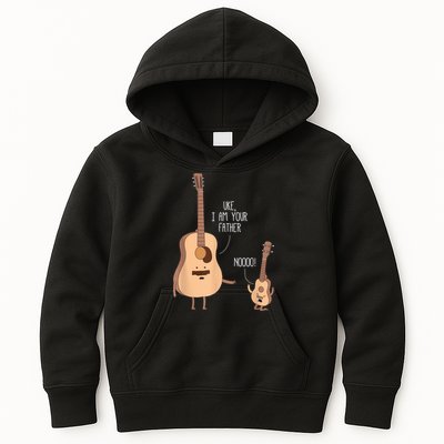 Uke I Am Your Father Guitar Ukulele Music Hilarious Gift Kids Hoodie