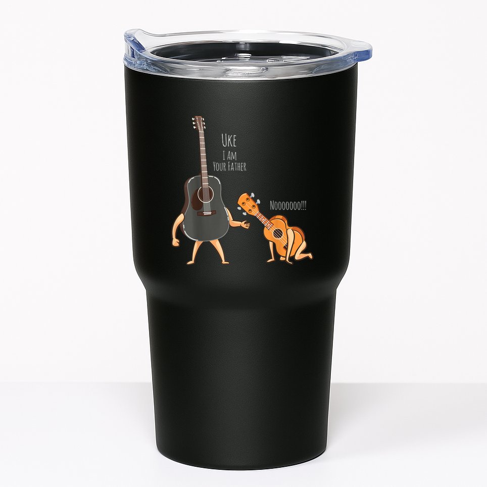Uke I Am Your Father Guitar Ukulele Music Hilarious Gift Tumbler