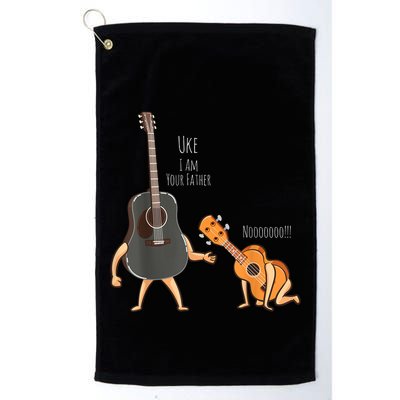 Uke I Am Your Father Guitar Ukulele Music Hilarious Gift Golf Towel