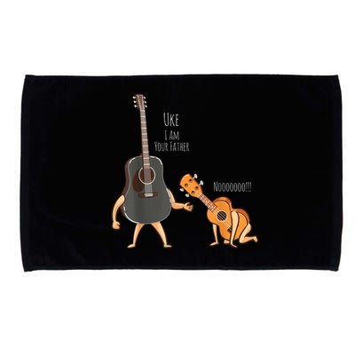 Uke I Am Your Father Guitar Ukulele Music Hilarious Gift Microfiber Hand Towel