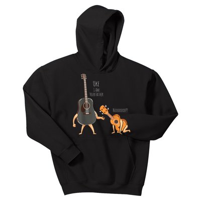 Uke I Am Your Father Guitar Ukulele Music Hilarious Gift Kids Hoodie