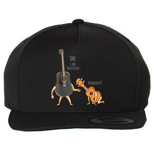 Uke I Am Your Father Guitar Ukulele Music Hilarious Gift Wool Snapback Cap