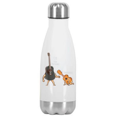 Uke I Am Your Father Guitar Ukulele Music Hilarious Gift Stainless Steel Insulated Water Bottle