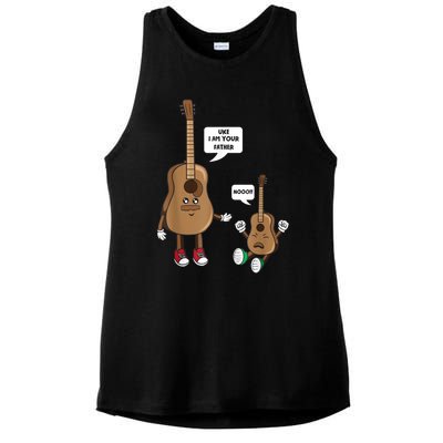 Uke I Am Your Father Guitar Ukulele Music Hilarious Gift Ladies PosiCharge Tri-Blend Wicking Tank