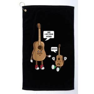 Uke I Am Your Father Guitar Ukulele Music Hilarious Gift Platinum Collection Golf Towel