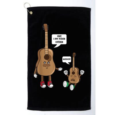 Uke I Am Your Father Guitar Ukulele Music Hilarious Gift Golf Towel