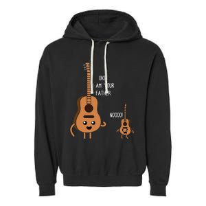 Uke I Am Your Father Funny Ukulele Banjo Guitar Player Gift Garment-Dyed Fleece Hoodie