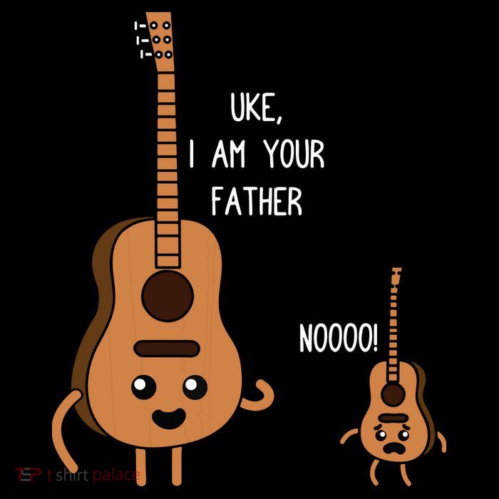 Uke I Am Your Father Funny Ukulele Banjo Guitar Player Gift Impact Tech Backpack