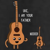 Uke I Am Your Father Funny Ukulele Banjo Guitar Player Gift Adult Drive Performance Visor