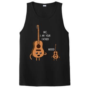 Uke I Am Your Father Funny Ukulele Banjo Guitar Player Gift PosiCharge Competitor Tank