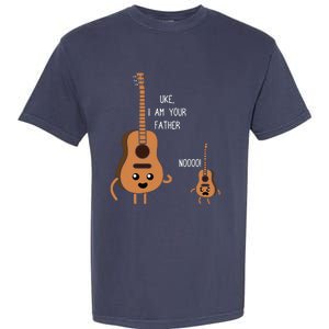 Uke I Am Your Father Funny Ukulele Banjo Guitar Player Gift Garment-Dyed Heavyweight T-Shirt