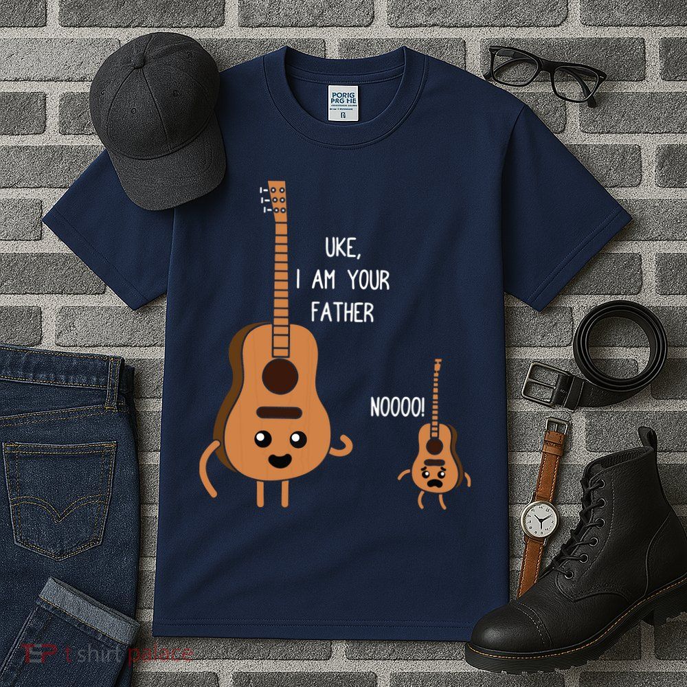Uke I Am Your Father Funny Ukulele Banjo Guitar Player Gift Tall T-Shirt