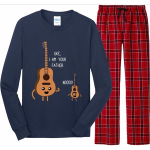 Uke I Am Your Father Funny Ukulele Banjo Guitar Player Gift Long Sleeve Pajama Set