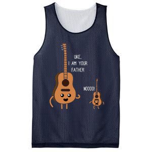 Uke I Am Your Father Funny Ukulele Banjo Guitar Player Gift Mesh Reversible Basketball Jersey Tank