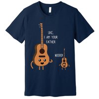 Uke I Am Your Father Funny Ukulele Banjo Guitar Player Gift Premium T-Shirt