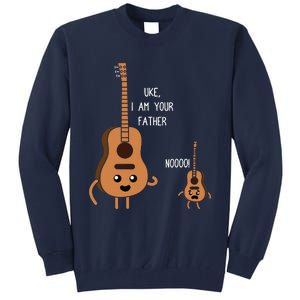 Uke I Am Your Father Funny Ukulele Banjo Guitar Player Gift Tall Sweatshirt