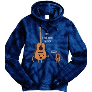 Uke I Am Your Father Funny Ukulele Banjo Guitar Player Gift Tie Dye Hoodie