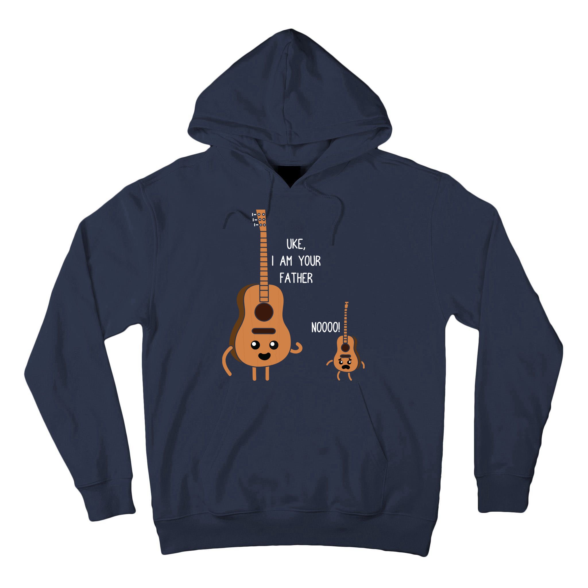 Uke I Am Your Father Funny Ukulele Banjo Guitar Player Gift Tall Hoodie