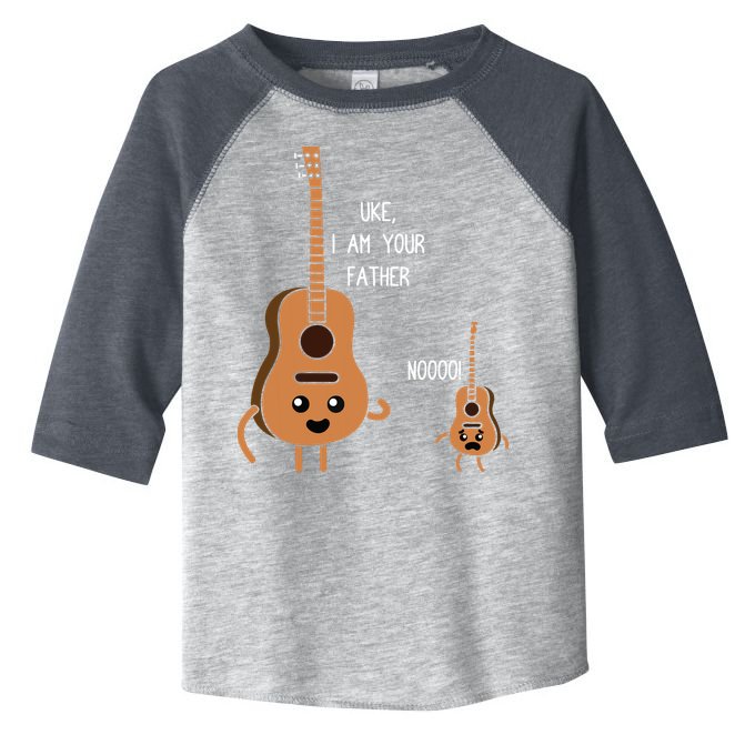 Uke I Am Your Father Funny Ukulele Banjo Guitar Player Gift Toddler Fine Jersey T-Shirt