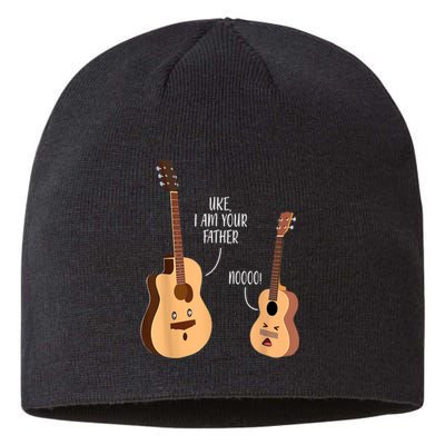 Uke I Am Your Father Guitar Ukulele Music Hilarious Gift Sustainable Beanie