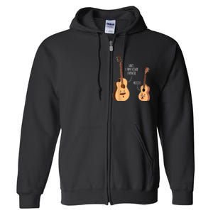 Uke I Am Your Father Guitar Ukulele Music Hilarious Gift Full Zip Hoodie