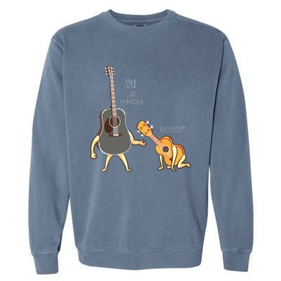 Uke I Am Your Father Guitar Ukulele Music Hilarious Gift Garment-Dyed Sweatshirt