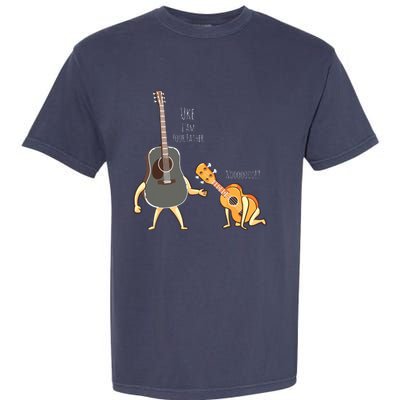 Uke I Am Your Father Guitar Ukulele Music Hilarious Gift Garment-Dyed Heavyweight T-Shirt