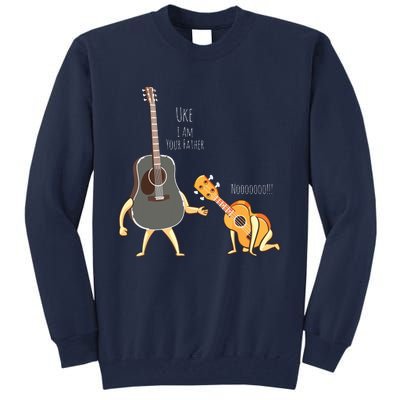 Uke I Am Your Father Guitar Ukulele Music Hilarious Gift Tall Sweatshirt