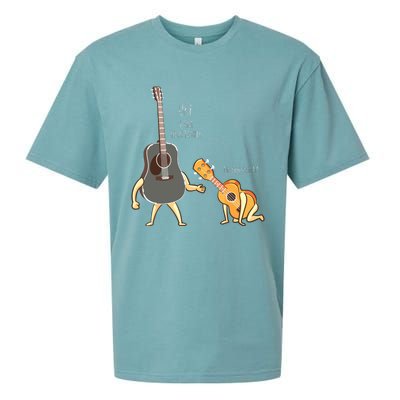 Uke I Am Your Father Guitar Ukulele Music Hilarious Gift Sueded Cloud Jersey T-Shirt