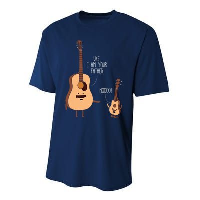 Uke I Am Your Father Ukulele Guitar Music Performance Sprint T-Shirt