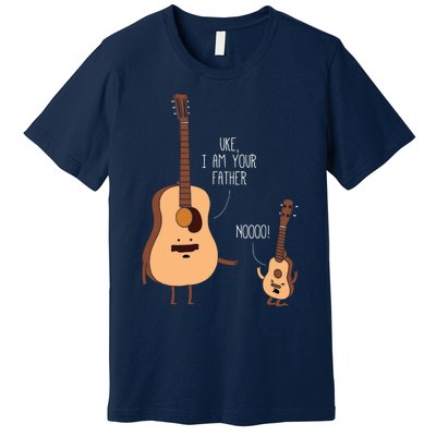 Uke I Am Your Father Ukulele Guitar Music Premium T-Shirt