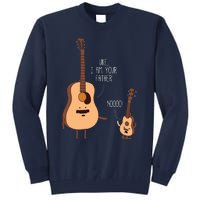 Uke I Am Your Father Ukulele Guitar Music Tall Sweatshirt