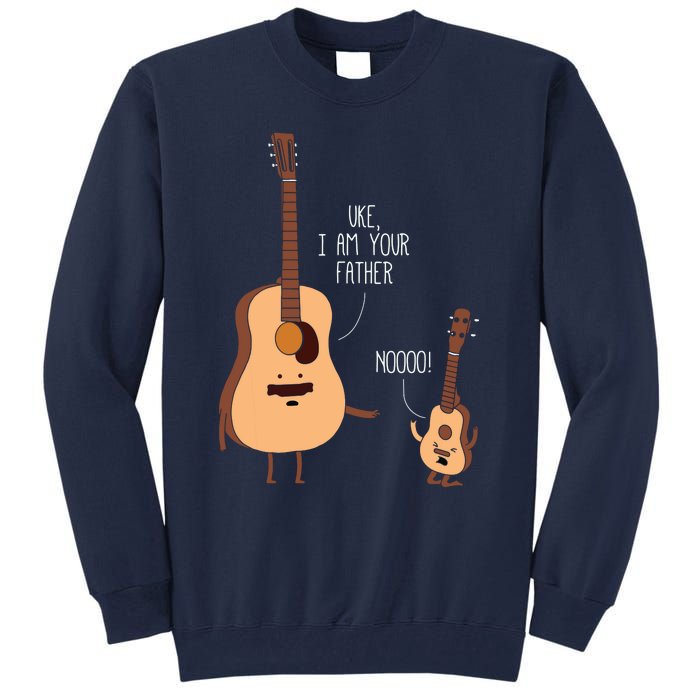 Uke I Am Your Father Ukulele Guitar Music Tall Sweatshirt