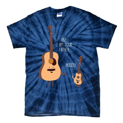 Uke I Am Your Father Ukulele Guitar Music Tie-Dye T-Shirt