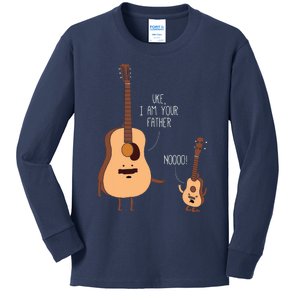 Uke I Am Your Father Ukulele Guitar Music Kids Long Sleeve Shirt