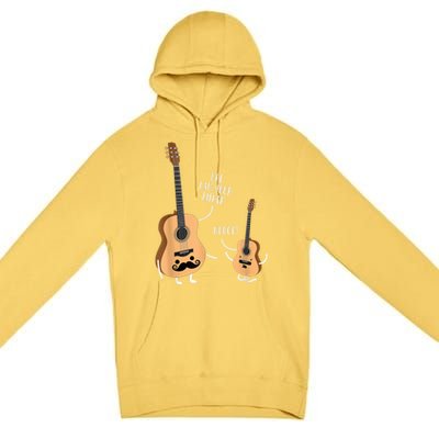 Uke I Am Your Father Guitar Ukulele Music Hilarious Gift Premium Pullover Hoodie