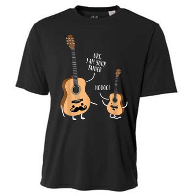 Uke I Am Your Father Guitar Ukulele Music Hilarious Gift Cooling Performance Crew T-Shirt