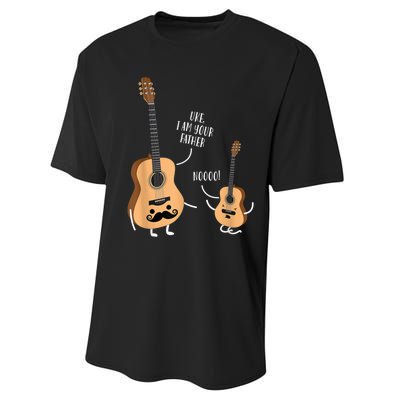 Uke I Am Your Father Guitar Ukulele Music Hilarious Gift Performance Sprint T-Shirt